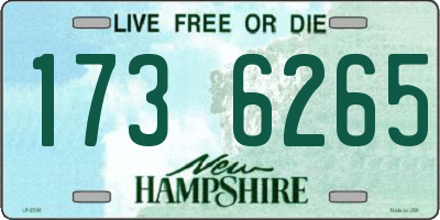 NH license plate 1736265