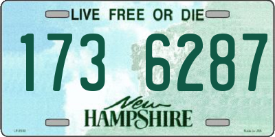 NH license plate 1736287