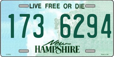 NH license plate 1736294