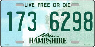 NH license plate 1736298