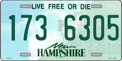 NH license plate 1736305