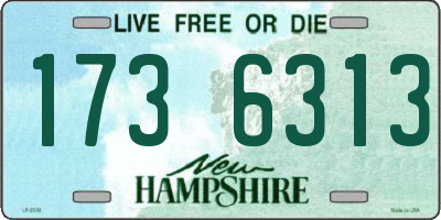 NH license plate 1736313