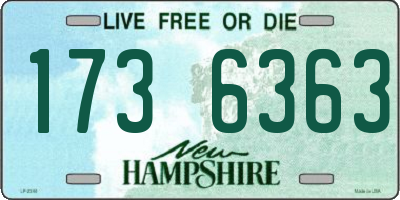 NH license plate 1736363
