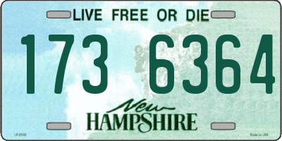NH license plate 1736364