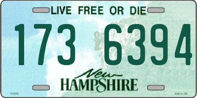 NH license plate 1736394