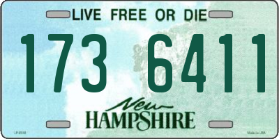 NH license plate 1736411