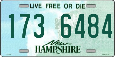 NH license plate 1736484