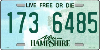 NH license plate 1736485