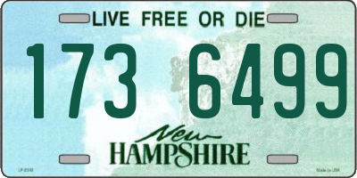 NH license plate 1736499