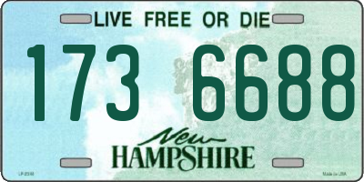 NH license plate 1736688