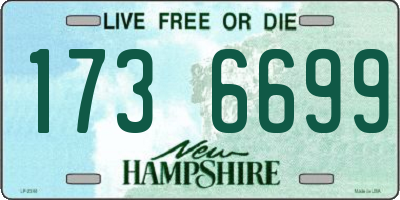 NH license plate 1736699