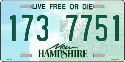 NH license plate 1737751