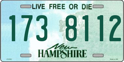 NH license plate 1738112