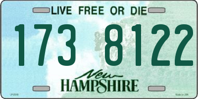 NH license plate 1738122