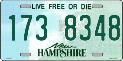 NH license plate 1738348