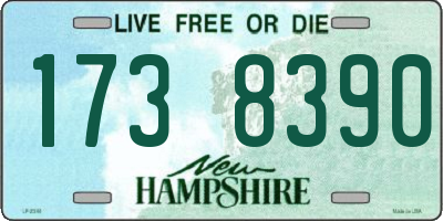 NH license plate 1738390