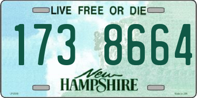 NH license plate 1738664
