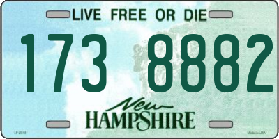 NH license plate 1738882