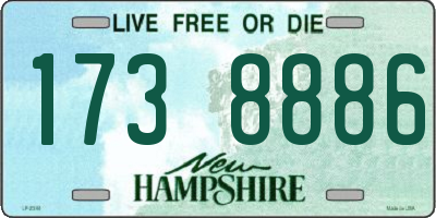 NH license plate 1738886