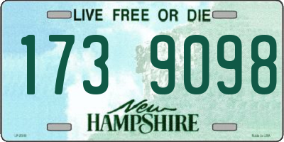 NH license plate 1739098