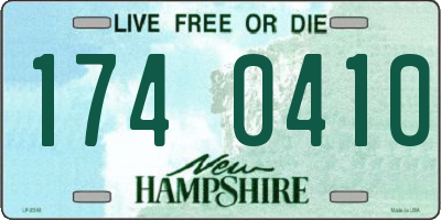 NH license plate 1740410