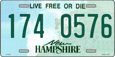 NH license plate 1740576
