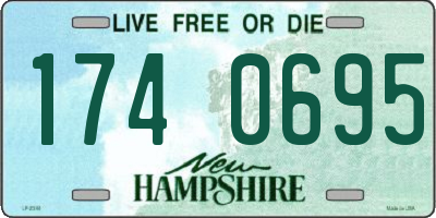 NH license plate 1740695