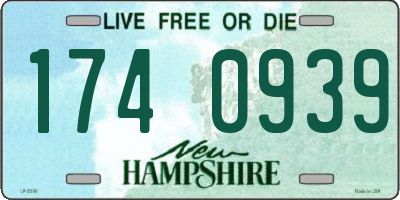 NH license plate 1740939
