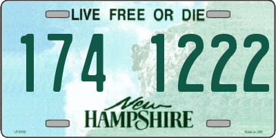 NH license plate 1741222
