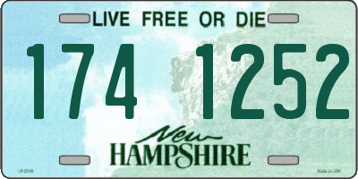 NH license plate 1741252