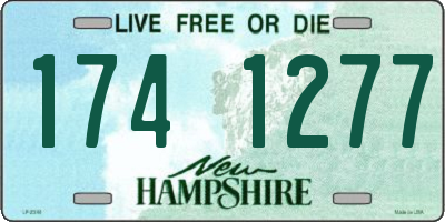 NH license plate 1741277