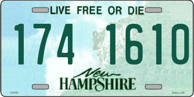 NH license plate 1741610