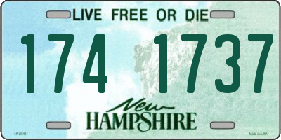 NH license plate 1741737