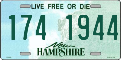 NH license plate 1741944