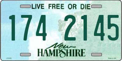NH license plate 1742145