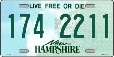 NH license plate 1742211