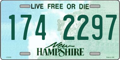 NH license plate 1742297