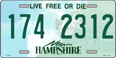 NH license plate 1742312