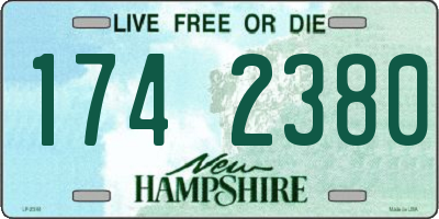 NH license plate 1742380