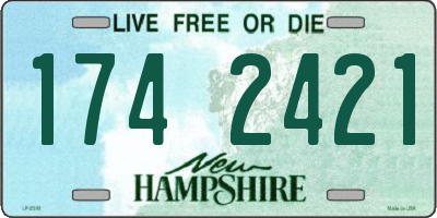 NH license plate 1742421