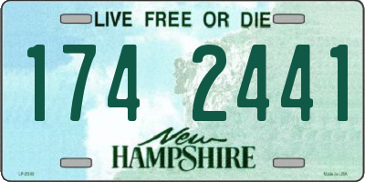 NH license plate 1742441