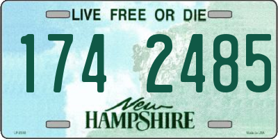 NH license plate 1742485