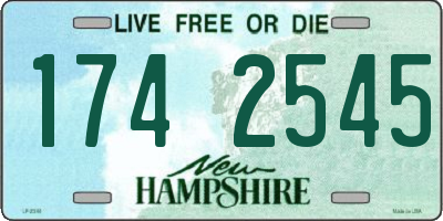 NH license plate 1742545