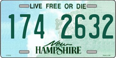 NH license plate 1742632