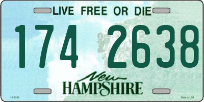 NH license plate 1742638