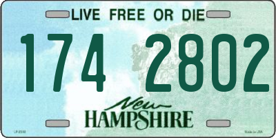 NH license plate 1742802