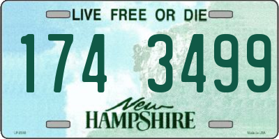NH license plate 1743499