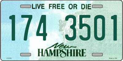 NH license plate 1743501