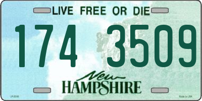 NH license plate 1743509