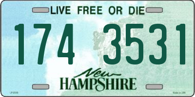 NH license plate 1743531